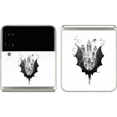 DC Comics Batman City Scape Cover Art Galaxy Z Flip3 5G Skin